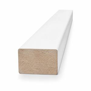 Plinthe et corniche en bois de Paulownia massif, moulures en bois DAR, 18-90 mm, légères et stables, livraison directe d'usine - Product Image 1