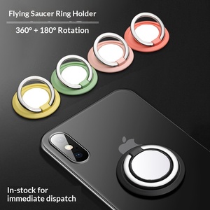 Supporto ad Anello <span class=keywords><strong>UFO</strong></span>, Nuovo Supporto Rotondo per Telefono con Rotazione a 360 Gradi e Pad Adesivo Magnetico per Uso a Letto - Product Image 2