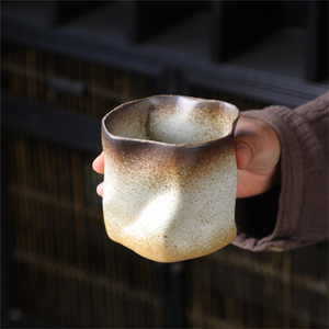 Japanese Retro Porcelain Coffee <b>Mug</b> Creative Special-Shape 201-300ml Capacity Microwave Safe Reusable Gift for Presents - Product Image 1