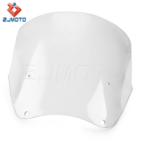 12 pulgadas faro carenado parabrisas para Harley Dyna Super Glide FXDB calle <span class=keywords><strong>Bob</strong></span> FXR FXBB 2005, <span class=keywords><strong>2006</strong></span> de 2017 Protector - Product Image 4