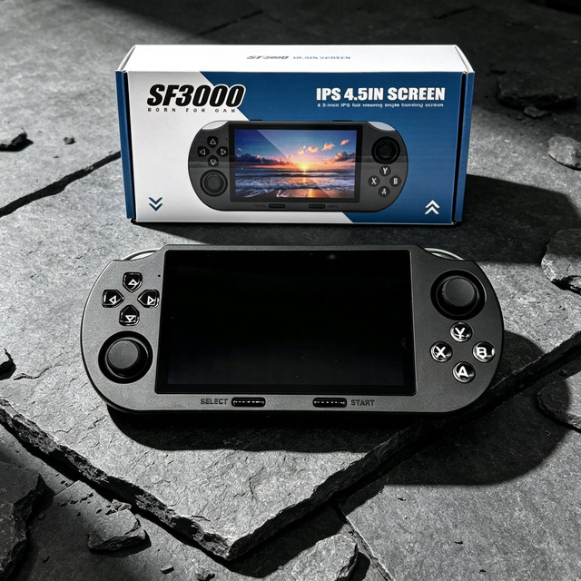 New Retro Open Source Portable Video Game 4.5 Inch IPS Screen Handheld Home Game Console with Wi-Fi Communication