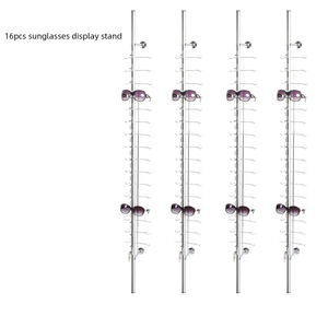 Giá Trưng Bày Kính Râm 12/14/16 Chiếc Gắn Tường Bán Sỉ Nhà Máy Có Khóa Giá Trưng Bày Kính Mắt Có Thể Khóa - Product Image 2