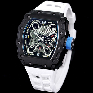Reloj de Cerámica Refinado en Forma de X, de Alta Gama, con Acabado Fino y Diseño Distintivo para Noches Urbanas, Festivales de Música y Reuniones - Product Image 1