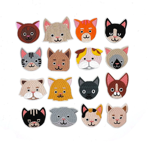 Yavru tasarım ile giyim için özel nakış şönil 3D demir-on yamalar - Product Image 2