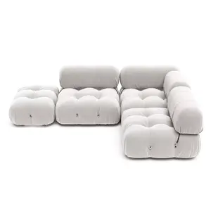 New Arrival Modern Creative Fashion Sectional Sofa Modular Free Combination Couch For Small Apartment Living Room Furniture