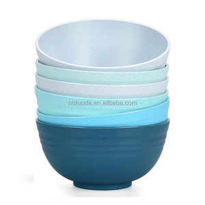 24 oz không thể phá vỡ tái sử dụng Trọng lượng nhẹ Bát nhựa biểu tượng tùy chỉnh màu Lò vi sóng ngũ cốc súp và salad Bát bán buôn - Product Image 3