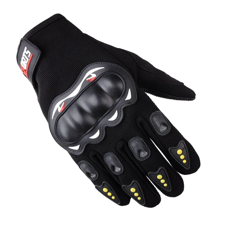 Guantes de motocicleta de dedo completo para hombre, protectores para deportes al aire libre, transpirables, para ciclismo de carreras, carreras, carrera, Fitness