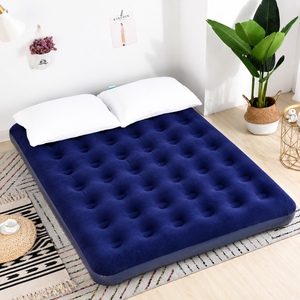 Matelas gonflable <span class=keywords><strong>2</strong></span> <span class=keywords><strong>places</strong></span> en PVC imperméable, matelas <span class=keywords><strong>de</strong></span> camping au design contemporain, matelas pour la maison - Product Image 1