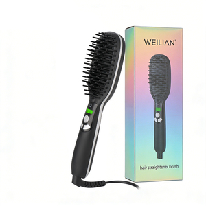 Meilleure <span class=keywords><strong>brosse</strong></span> <span class=keywords><strong>lissante</strong></span> électrique chauffante et peigne lisseur numérique avec écran LCD pour un chauffage rapide - Product Image 3