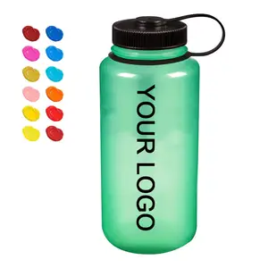 1000ml Wholesale Factory Direct Sale Gym Bpa Free Custom Logo Plastic Sports Transparent Drinking Bottles