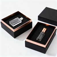 Logo personnalisé Boîte cadeau avec couvercle et base Attar Boîte cadeau de luxe vide de 3ml pour bouteille d'huile Attar Emballage Boîte cadeau pour Attar
