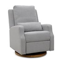 Geeksofa Furniture Chaise inclinable électrique en tissu moderne pour salon de beauté avec bascule et pivotant pour le salon
