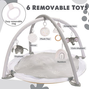 MaiBeiBi 5-in-1 Baby Gym Play <strong>Mat</strong> Ball Pit Combination Baby Activity Gym Playing Crawling <strong>Mats</strong> with <strong>Milestone</strong> Cards - Product Image 5