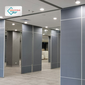 Museum Art Gallery Movable <strong>Partition</strong> Wall Operable <strong>Exhibition</strong> Wall Made Melamine Sliding for Museum Showroom Hospital MDF - Product Image 5