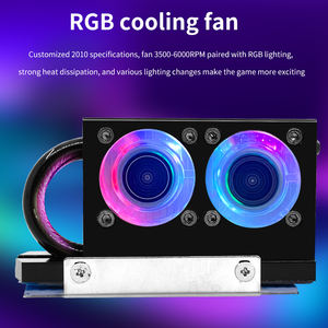 TISHRIC RGB SSD M2ラジエーター (ファン付き) 3ピン7000RPM冷却<span class=keywords><strong>M</strong></span>.2ハードディスクヒートシンク<span class=keywords><strong>M</strong></span>.2 2280 NVMe NGFFSSDヒートシンク (デスクトップPC用) - Product Image 5