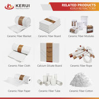 Kerui Factory Customized Price High Quality 1260 1400 C Ceramic Fiber Cotton Wool