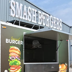 Remorques alimentaires pour hamburgers entièrement équipées avec véranda, remorque conteneur alimentaire complète, remorque mobile pour churros en Espagne - Product Image 6