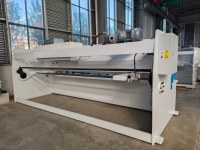 Cizalla de Guillotina Totalmente Automática QC12Y-8x4000, Máquina de Corte de Chapa Metálica Hidráulica CNC E21, Longitud de Cuchilla de 4100 mm