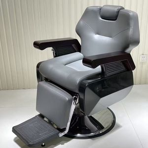 Heavy-Duty Foldable Metal Barber Chair with Comfort <b>Footrest</b> Durable Design for Busy Beauty Salons - Product Image 4