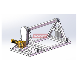 Beltwin Heavy Duty Rubber <strong>Belt</strong> Winder for 6 Tons Roll 2m Roll Height Winding All <strong>Conveyor</strong> <strong>Belt</strong> Types Professional <strong>Belt</strong> Reeling - Product Image 1