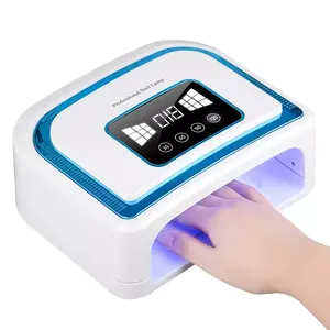 Sunkin hot sale 120w v10 UV LED nail lamp Rechargeable UV Light two hands nail dryer for Nails