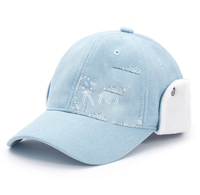 Rabats d'oreille en fausse fourrure de laine chauds d'hiver personnalisés Casquette de baseball Sherpa avec des rabats d'oreille