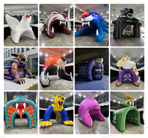 Túnel Inflable Gigante con Forma de Oso de 20 pies, Túnel Deportivo Inflable de Tela Oxford, Túnel Inflable Publicitario Portátil - Product Image 3