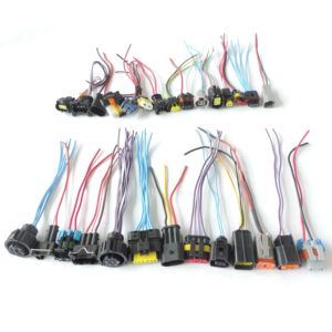 <span class=keywords><strong>2</strong></span>路母泰科1-967644-1 968405-1轮速传感器自动插头连接器线束18AWG 15CM总成 - Product Image 1