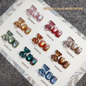 AILANUO <span class=keywords><strong>Vernis</strong></span> Gel Magnétique Oeil de Chat Vert Ultra Brillant Holographique Paillettes <span class=keywords><strong>Semi</strong></span> <span class=keywords><strong>Permanent</strong></span> Soak Off UV LED Gel Manucure <span class=keywords><strong>Vernis</strong></span> - Product Image 1