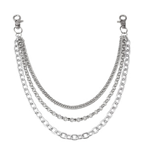 โซ่คาดเอวโลหะแฟชั่น หลายชั้น ทำจากโลหะผสมสังกะสี สไตล์ฮิปฮอป สำหรับสวมใส่ทุกวัน เหมาะสำหรับผู้หญิงและผู้ชาย - Product Image 5