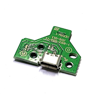 Ersatz-JDS-011 Ladeans chluss Socket Ladegerät Board mit 12 PIN Flex Kabel für PS4 Controller Reparatur teile