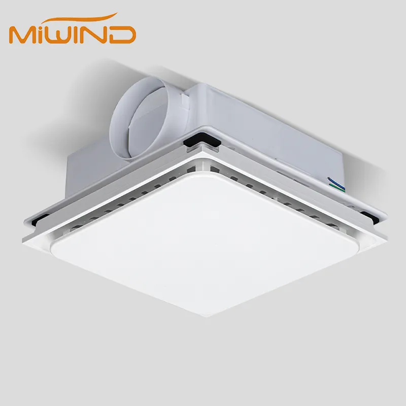 Miwind high air flow 100mm Integrated Exhaust Ceiling Mounted Fan