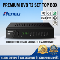 Décodeur TV DVB-T2 fiable avec balayage de canaux, H.265, Amlogic S905, récepteur DVB-T2, décodeur 1080p, boîtier TV DVB-T2