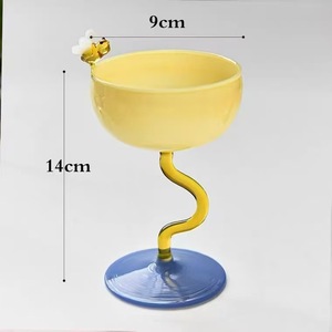 100ml IJscomebeker Melkthee Milkshake Dessert Drinkglas Hoog Pudding IJscomeglas Schaal - Product Image 6