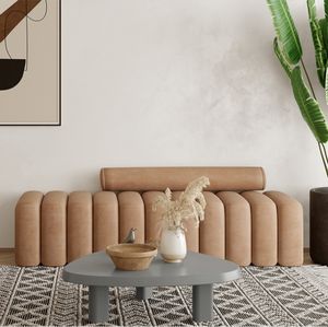 Canapés scandinaves en tissu rouge à filet longue section entrée d'art chaussures à <span class=keywords><strong>langer</strong></span> tabouret tabouret de chevet créatif usage domestique - Product Image 4