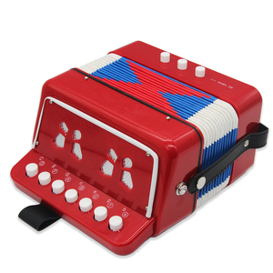 Instrument à clavier enfants jouet <span class=keywords><strong>accordéon</strong></span> plastique ABS 2 boutons de basse 7 touches bouton diatonique jouet <span class=keywords><strong>accordéon</strong></span> à vendre - Product Image 3