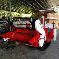 Nouvelle machine de coupe de blé Cosechadora de Arroz Machine de récolte de grains de paddy Mini moissonneuses-batteuses de riz pour le riz et le blé