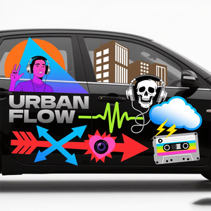 Autocollant personnalisé pour pare-chocs de voiture, logo résistant aux UV pour extérieur, décalcomanies imperméables, autocollant de transfert de lettres pour carrosserie et vitres de voiture - Product Image 4