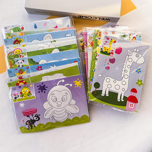 Fatto a mano 3D Stereo pasta di pittura fai da te Kit creativi piccoli giocattoli per bambini educativi Eva adesivi asilo regali - Product Image 3