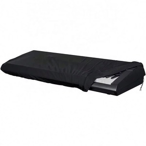 Housse de clavier extensible en Spandex certifiée BSCI, compatible avec les claviers de 61 à 76 touches, avec cordon élastique réglable pour une protection optimale des claviers numériques - Product Image 1