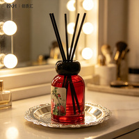 Diffuseur de parfum en verre minimaliste haut de gamme 120 ml, coffret cadeau d'aromathérapie pour mariage, parfum d'intérieur, boîte personnalisable