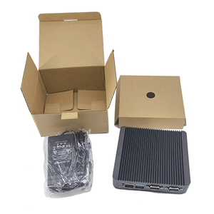 بدون مروحة J4125 J6412 الصناعية المزدوجة Lan Computador الجيل الحادي عشر صندوق كمبيوتر صغير 4g مدمج بدون مروحة صندوق صغير po نظام po - Product Image 4