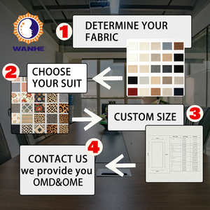Rideaux à œillets semi-transparents de couleur unie avec motif intégral et ombrage <span class=keywords><strong>OMD</strong></span>&OME - Product Image 5