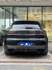 Para actualizaciones del Porsche Cayenne con kit de carrocería de fibra de carbono AE, difusor delantero y alerón trasero - Product Image 3