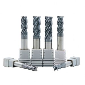 Fraise à hélice variable haute performance série St-U, 4 dents, pour acier haute dureté HRC 55-65 - Product Image 1