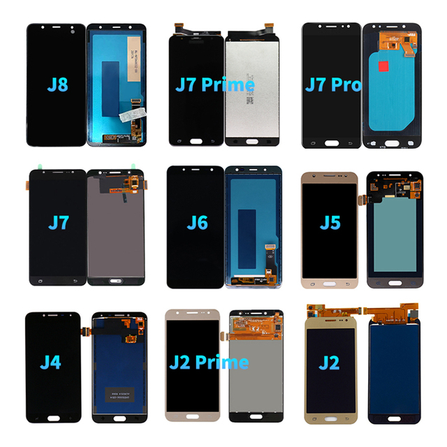 Original Phone Display Mobile Phone Screen Pantalla LCD for Samsung J2 Core J3 J4 J5 J6 J7 J8 Pro Prime Digitizer Assembly