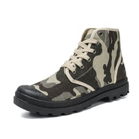 Fabricant printemps nouvelles chaussures montantes décontractées en toile pour hommes chaussures de sport de randonnée en plein air à la mode pour hommes