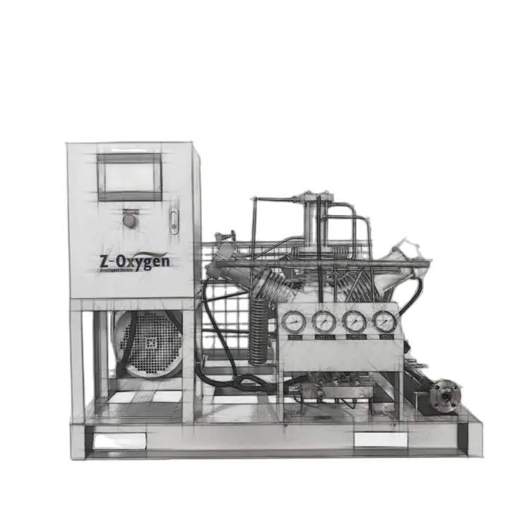 Dễ dàng để hoạt động máy nén khí Booster 150-200 bar áp lực cao nhà máy bán hàng trực tiếp