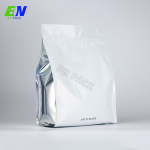 12 oz 32 oz 80 oz OEM kemasan bubuk protein kopi arabika <span class=keywords><strong>Java</strong></span> biji kopi panggang persegi kantong es kopi paket bubuk protein - Product Image 4
