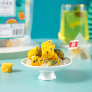 Thé aux fruits lyophilisés, kumquat, fruit de la passion, sachets de thé triangulaires, vente en gros d'usine, vente en gros de thé aux fruits kumquat et citron - Product Image 6
